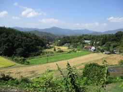 吉木　簾峠から見る大丸峯