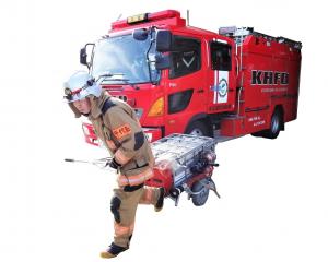 水槽付消防ポンプ自動車（ホースカー）