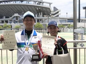 海口・河盛ペア　優勝