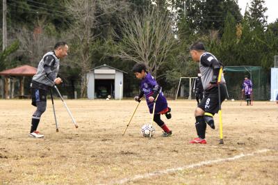 アンプティサッカー交流大会