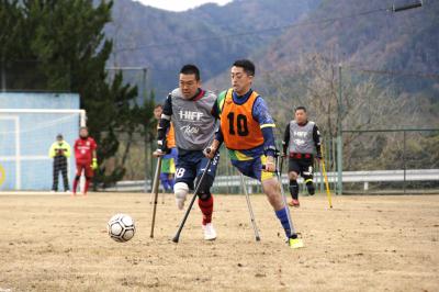 アンプティサッカー交流大会