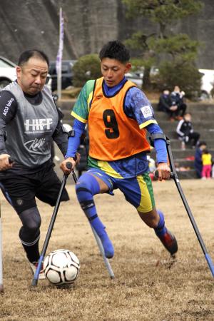 アンプティサッカー交流大会