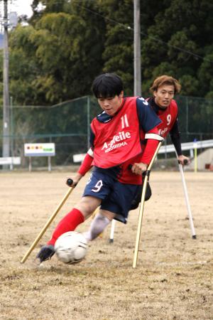 アンプティサッカー交流大会