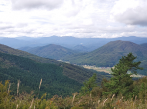 天狗石山　尾根景色