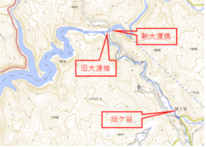 大渡橋　地図