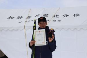 スキー高校選抜　西本みずきさん