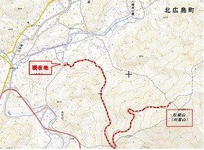 臥龍山の地図画像