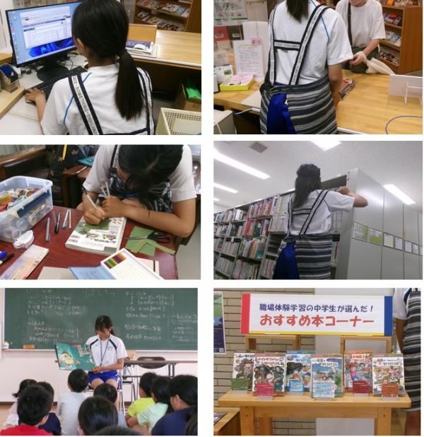職場体験の様子