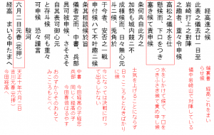 読み下し文