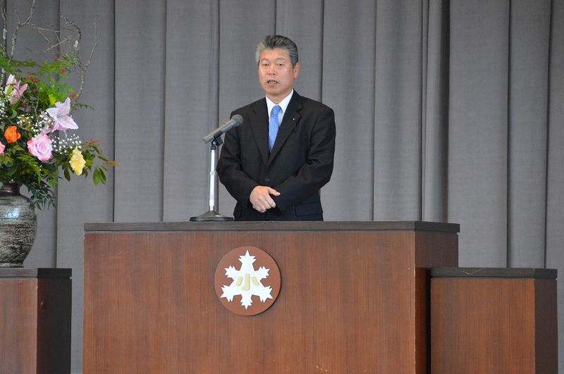 県議会議員の祝辞