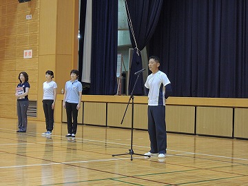 北広島町体育協会小畑副会長の挨拶