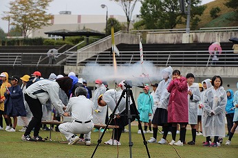 発射の瞬間