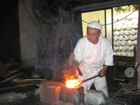 Japanese sword making technique