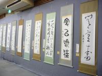 展示の様子　書道