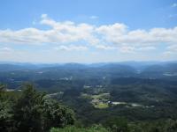 龍頭山頂上からの眺め